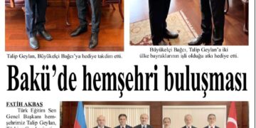 Bakü’ de Hemşeri Buluşması