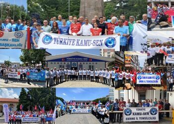 Tüm İllerde Eş Zamanlı Olarak Memur Maaş Artışlarına İlişkin Basın Açıklaması Yaptık