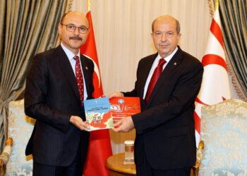 Genel Başkanımız Talip Geylan KKTC Cumhurbaşkanı Ersin Tatar’ı Ziyaret Etti.
