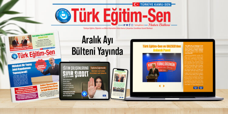 Aralık Ayı e-Bültenimiz Yayında