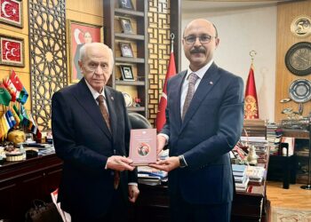 GENEL BAŞKANIMIZDAN MHP GENEL BAŞKANI SAYIN DEVLET BAHÇELİ’YE ZİYARET