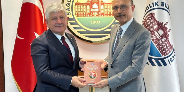 GENEL BAŞKAN’DAN SAĞLIK BİLİMLERİ ÜNİVERSİTESİ REKTÖRÜ PROF. DR. KEMALETTİN AYDIN’A ZİYARET