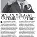 Geylan, Mülakat Sistemine Eleştirdi – Türkgün