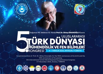 “5. ULUSLARARASI TÜRK DÜNYASI MÜHENDİSLİK VE FEN BİLİMLERİ KONGRESİ” DÜZENLİYORUZ.