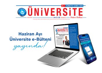 HAZİRAN AYI ÜNİVERSİTE E-BÜLTENİ YAYINDA