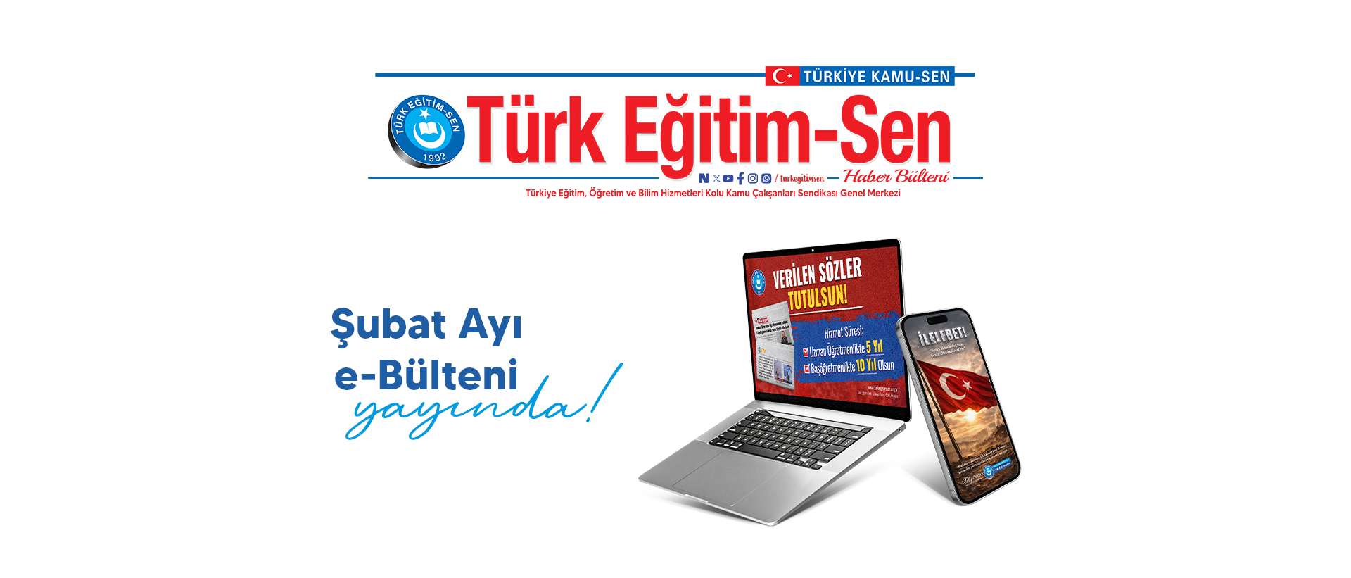ŞUBAT AYI E-BÜLTENİ YAYINDA