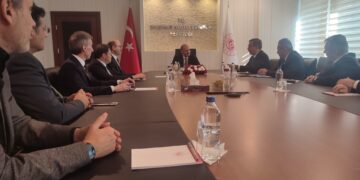 ÇALIŞMA VE SOSYAL GÜVENLİK BAKANI VEDAT BİLGİN’İ ZİYARET ETTİK