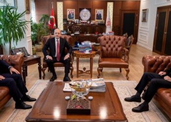 ÇALIŞMA VE SOSYAL GÜVENLİK BAKANI VEDAT BİLGİN’İ ZİYARET ETTİK