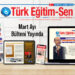 Mart Ayı e-Bültenimiz Yayında