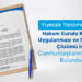 Yiyecek Yardımına İlişkin Hakem Kurulu Kararının Uygulanması ve Sorunların Çözümü İçin Cumhurbaşkanına Talepte Bulunduk.