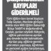 Eğitim Çalışanlarının Kayıpları Giderilmeli – Türkgün