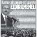 Kamu Çalışanları Enflasyona Ezdirilmemeli –   Türkgün