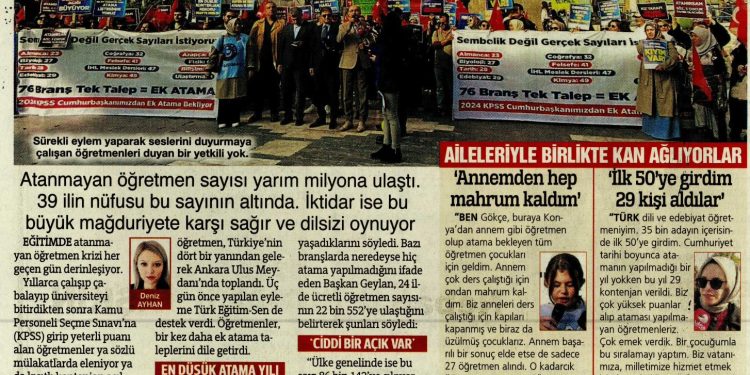 500 Bin Eğitim Mağduru – Sözcü