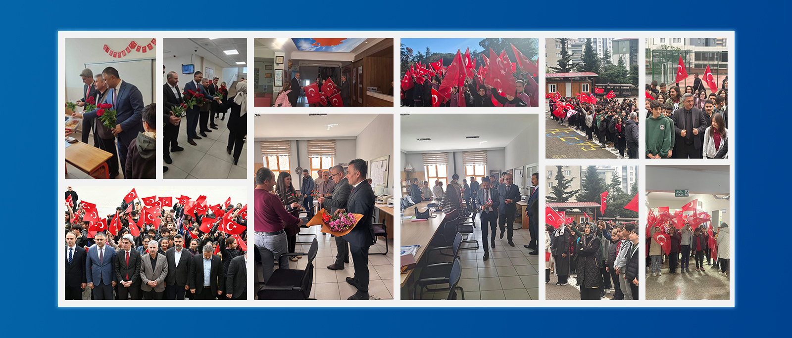 81 İLDE BAYRAKLARLA, FATİHA’LARLA iLK DERSE BAŞLADIK