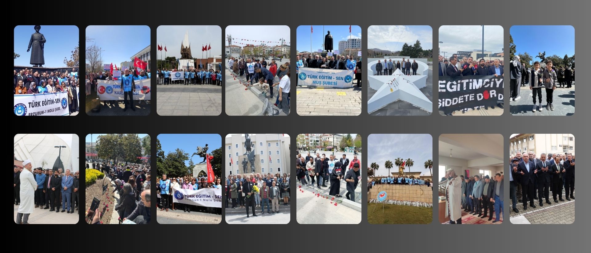 81 İLDE EŞ ZAMANLI ANMA PROGRAMI DÜZENLEDİK.